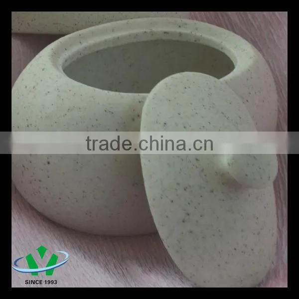 Unique Rough Ceramic Toothbrush Holder Toilet Brush Holder