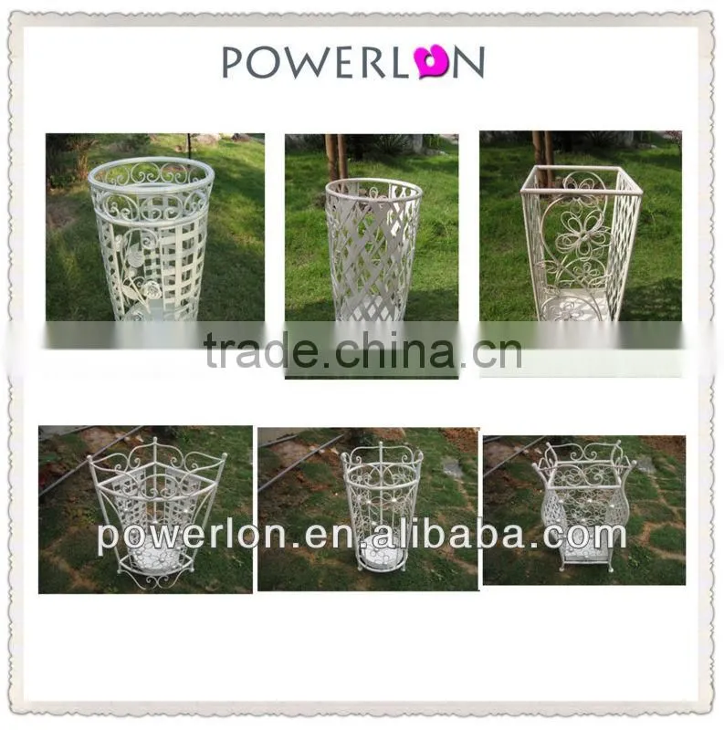 Wrought iron antirust bicycle umbrella holder