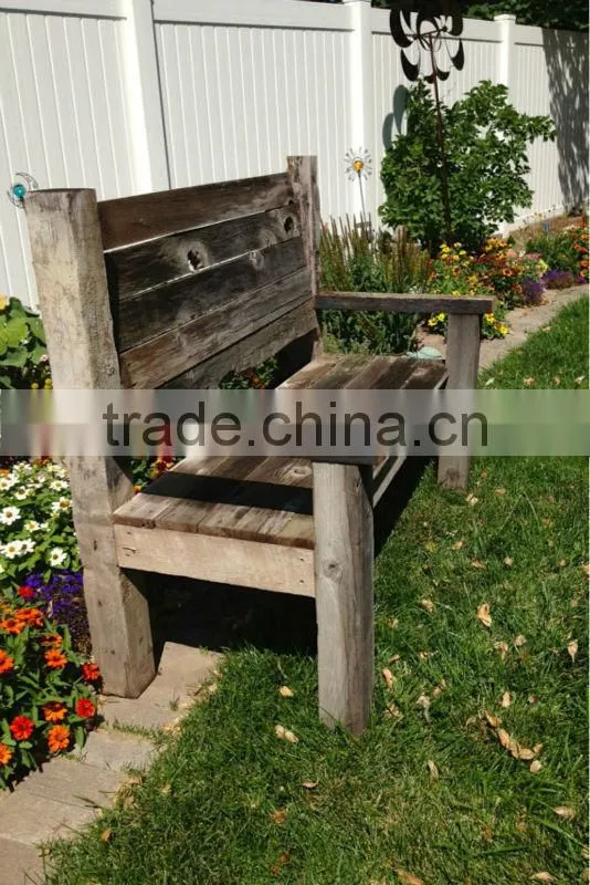 Distressed Wood Country Wagon Coffee Table with Wheels