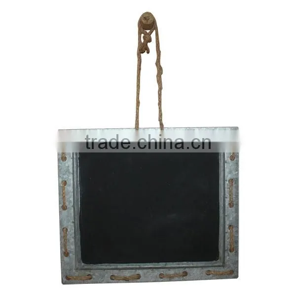 Metal Decorative Blackboard Table Chalkboard