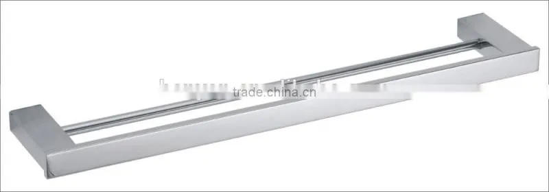 Bathroom Items Stianless Steel Double Bars Wall Mounted Towel Bar BSCI