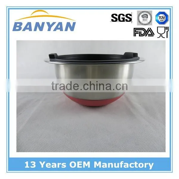 18/0 SS Mixing bowl,stainless steel bowls,kitchen salad mixing bowl, bread bowl