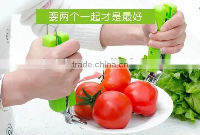 CY171 Stainless Steel Grill Clip Dish Bowl Grill Tools