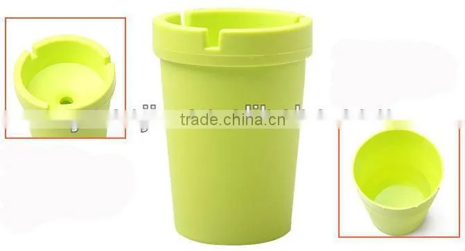 Supply Large capacity double candy color ashtray