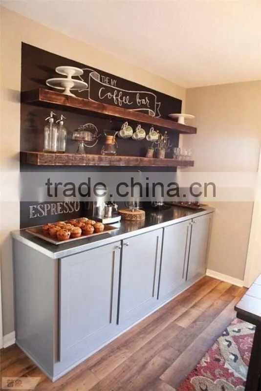 Lighted stylish design solid surface made bar countercoffee kiosk
