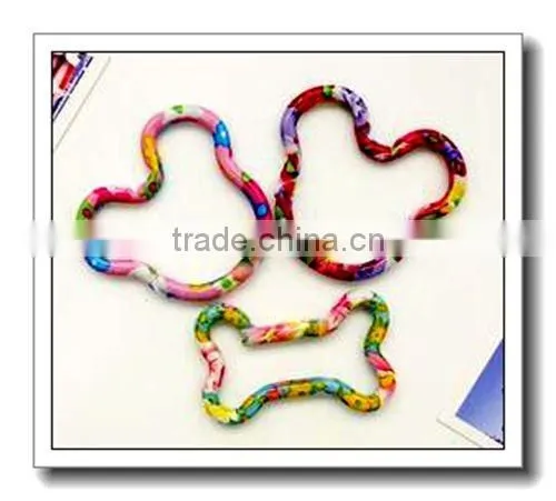 flower printed Aluminum Carabiner,carabiner keychain