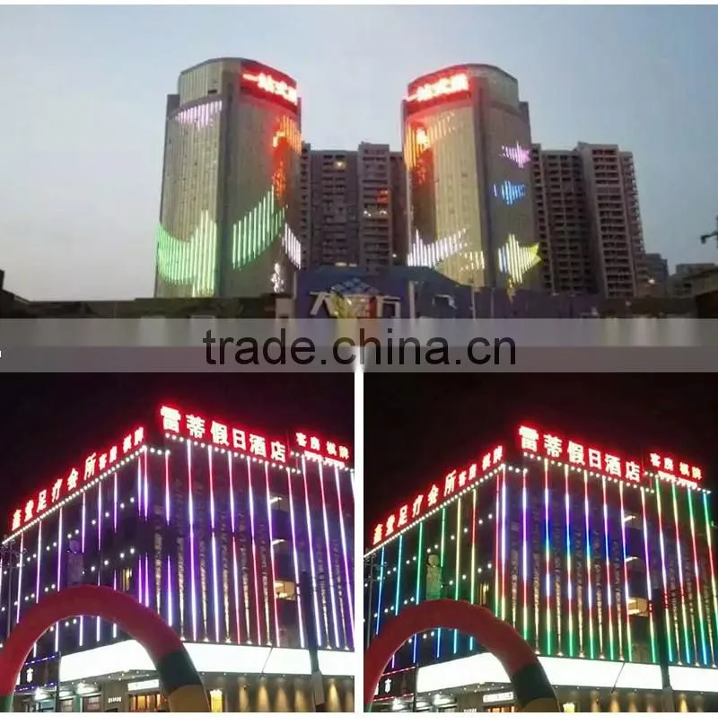 Color changing outdoor christmas LED pot lights/ merry christmas string light/ LED string light