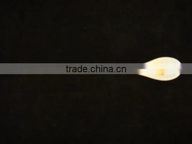 white melamine soup spoon