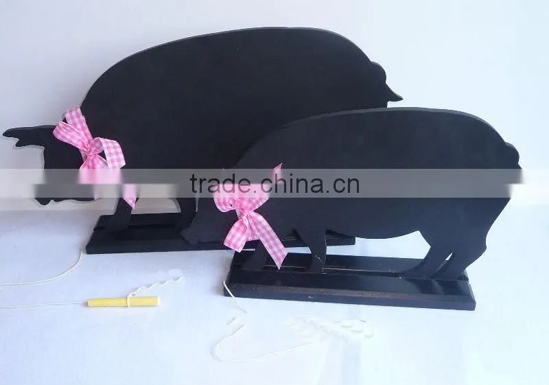 custom all kinds shape MDF blackboard for kids
