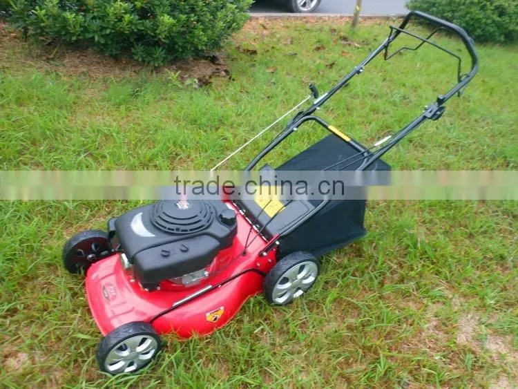 2016 new hot top 6HP 4 in 1 Hand push lawn mower with best price factory supply