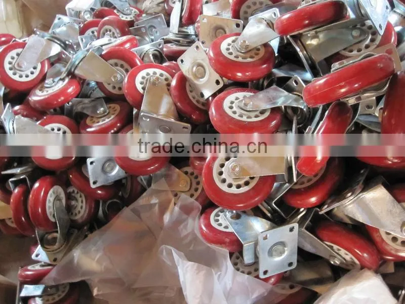 Rubber Ajustable Castor Wheel For Scaffolding