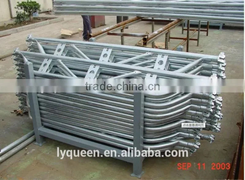 Durable Tubular Ringlock Scaffold for Ship Building And Construction Works At Heights