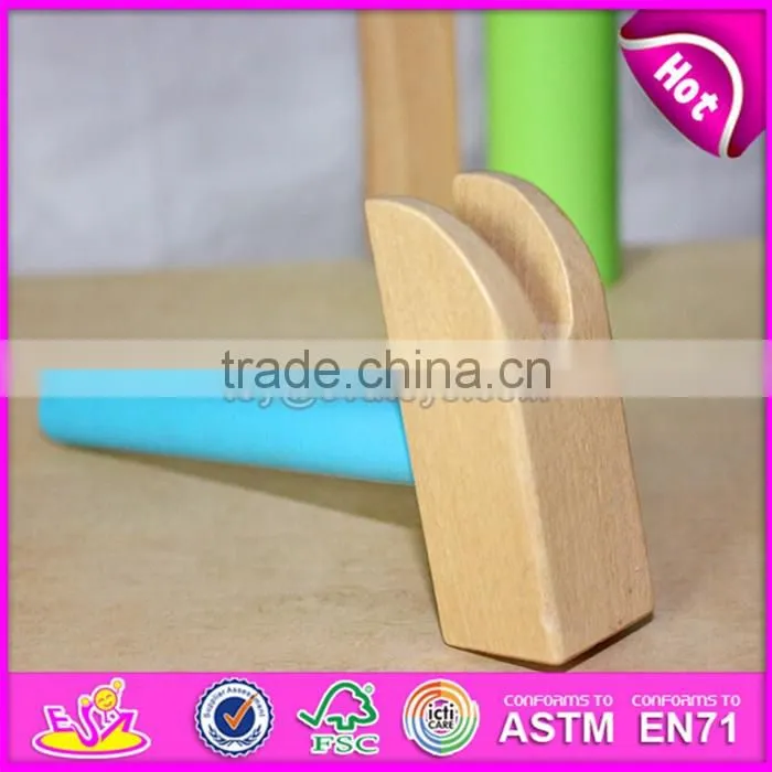 Best educational assemble tools wooden toy tool bench for children W03D043