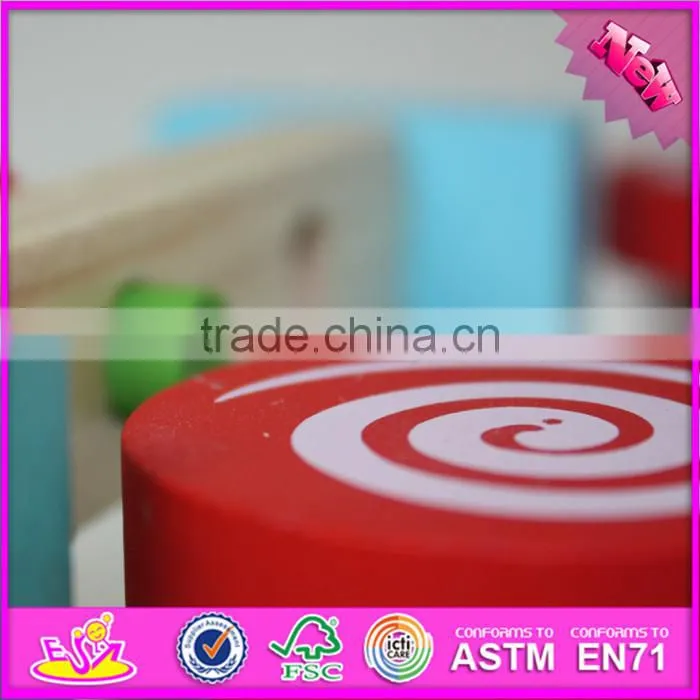 2016 best design educational children wooden toy screws for sale W03C026