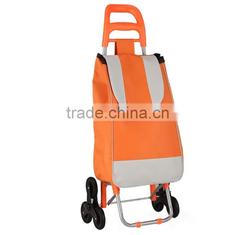 Protable Recycle supermarket foldable trolley shopping bag