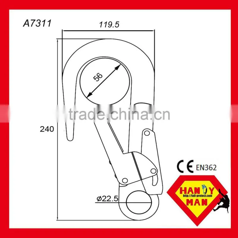 A7311 Forged Aluminum Rebar Hook