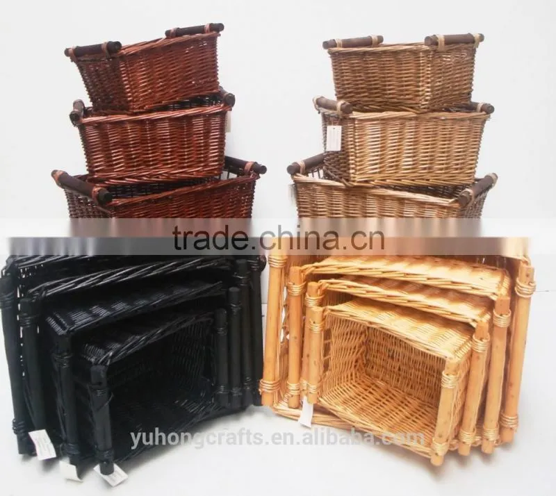 handmade traditional willow basket