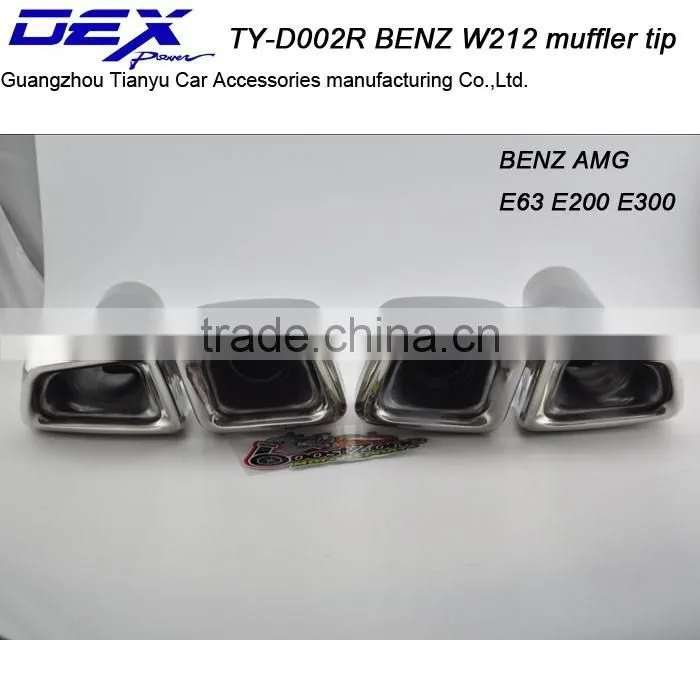 auto parts best price SS304 B-ENZ AMG W212 dedicated exhaust tips