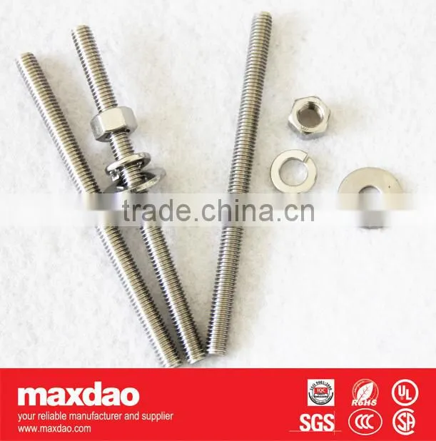 Stainless Steel All-thread Rod " cable to ground rod"