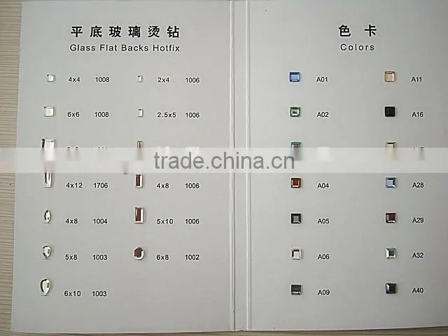 DZ2058 SS20 hot fix rhinestones,hot fix diamonds strass beads for dress