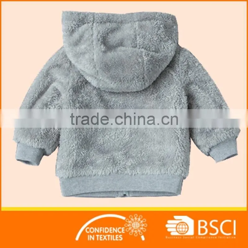 Infant Coral Fleece Cutie Jackets Baby Boys Apparel