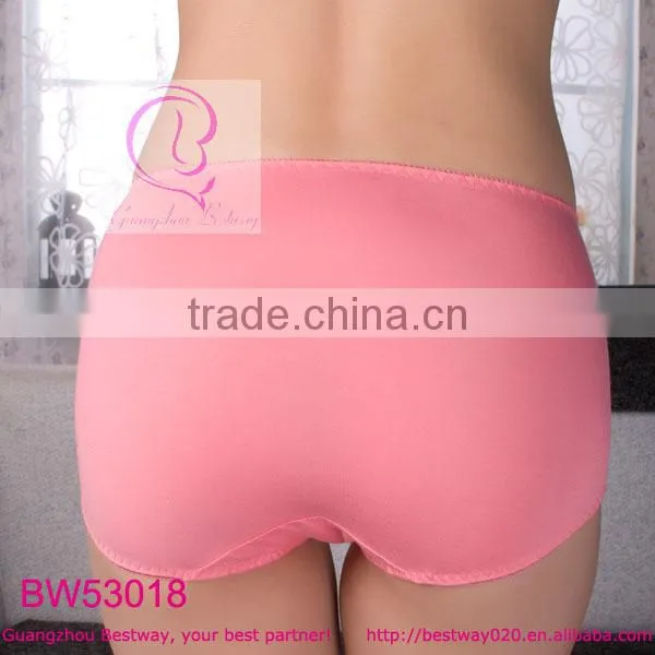 Sexy pink high rise briefs