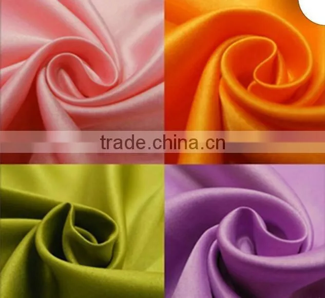 Factory Custom100*200D fancy cheap polyester matte western satin fabric