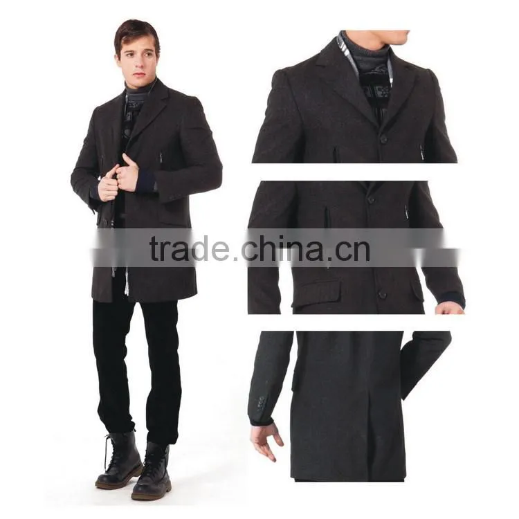 2014 winter elegant design coat men