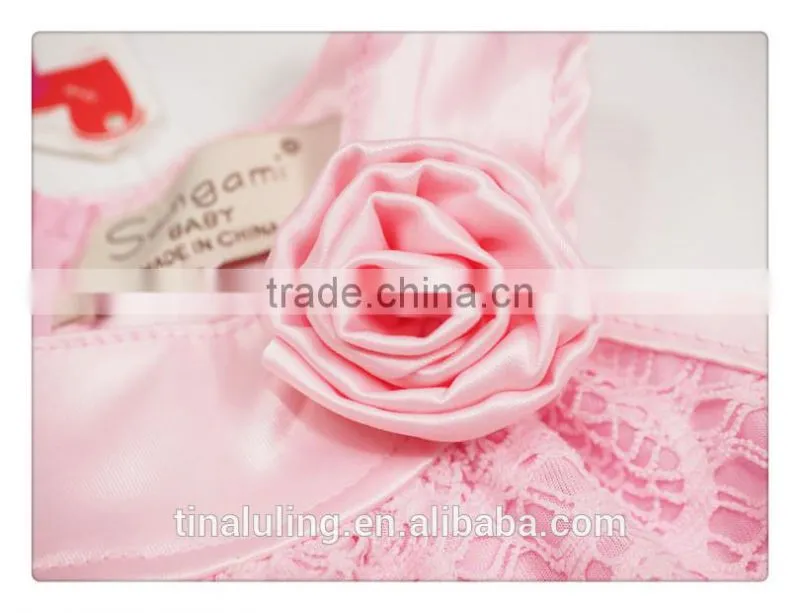 new girls 2015 summer lace dress kids pink lace flower dresses children elegant fork dress