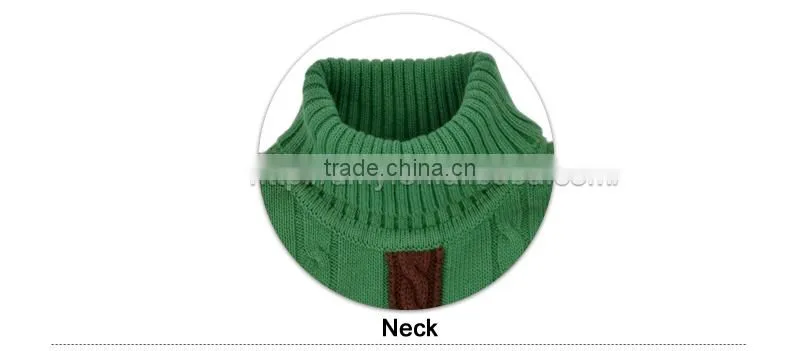 Latest High Neck Kids Fashion Couple Pullover Sweater