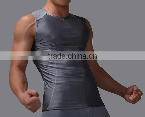 high quality brand new men's fitness t shirt, dri fit fabric