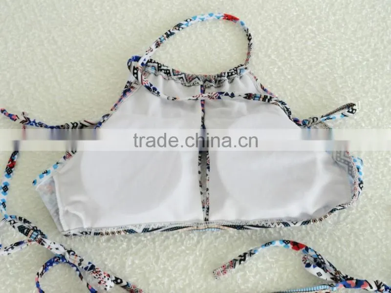 Tight sexy swimsuit piece swimsuit Floral Bikini swimsuit split