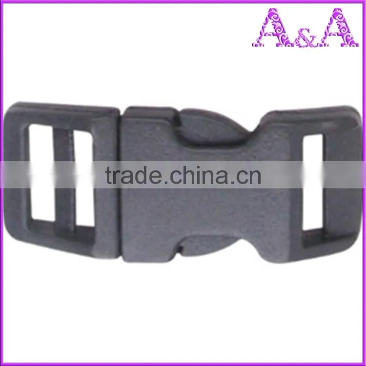 3/8" colored plastic tri-glide buckle slide buckle adjustable buckle for strap