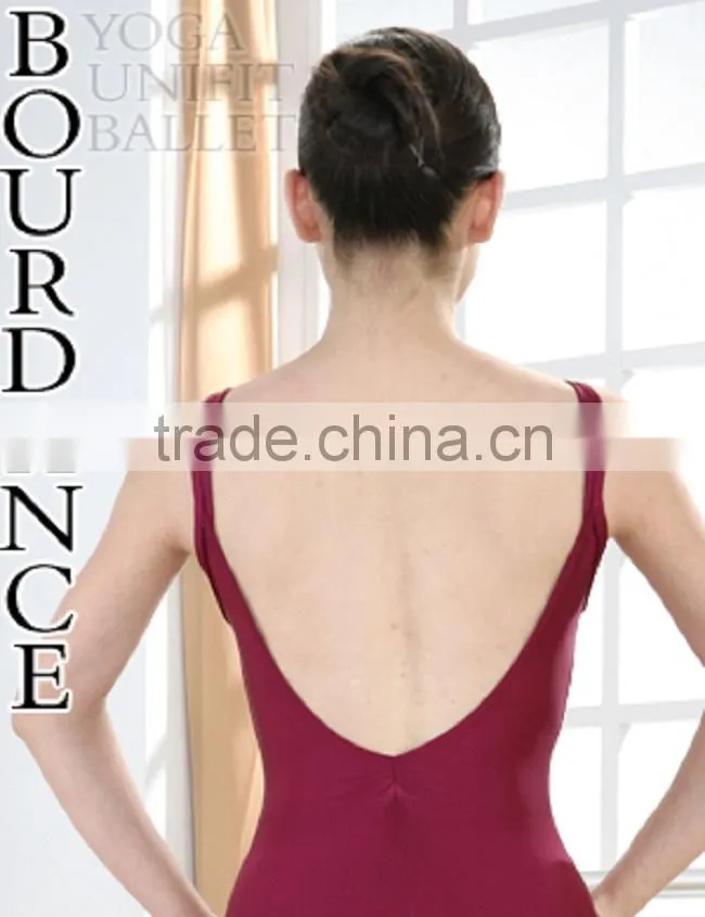 Ballet double straps camisole leotard