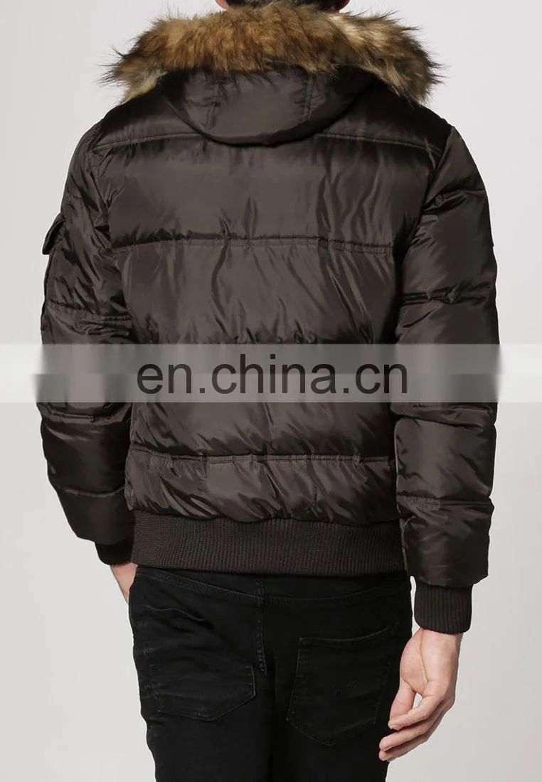 soft artificial down jacket for men