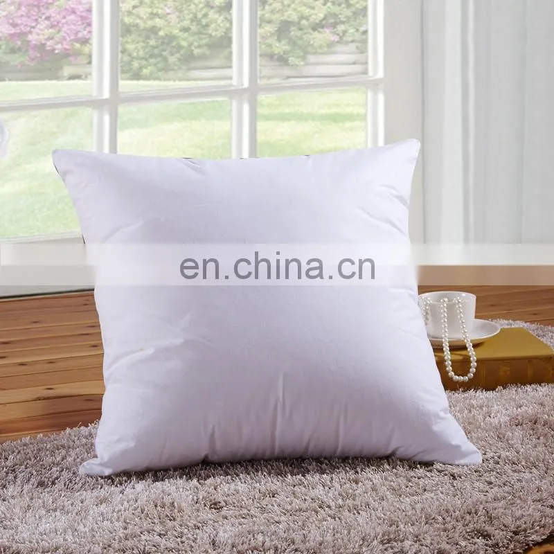Down Like Microfiber White Cushion Insert Down Alternative Cushion Pad