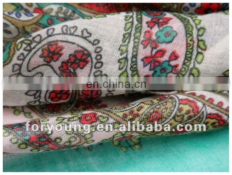 latest fashion paisley shawl