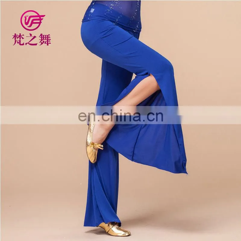 Indian Practice crystal cotton long sexy belly dance pants