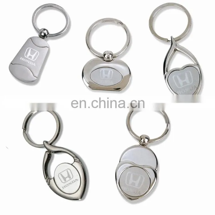 Metal multi rings keyring three ring quick release zinc alloy keychain