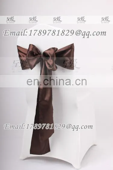 banquet satin ribbon chair cover sash