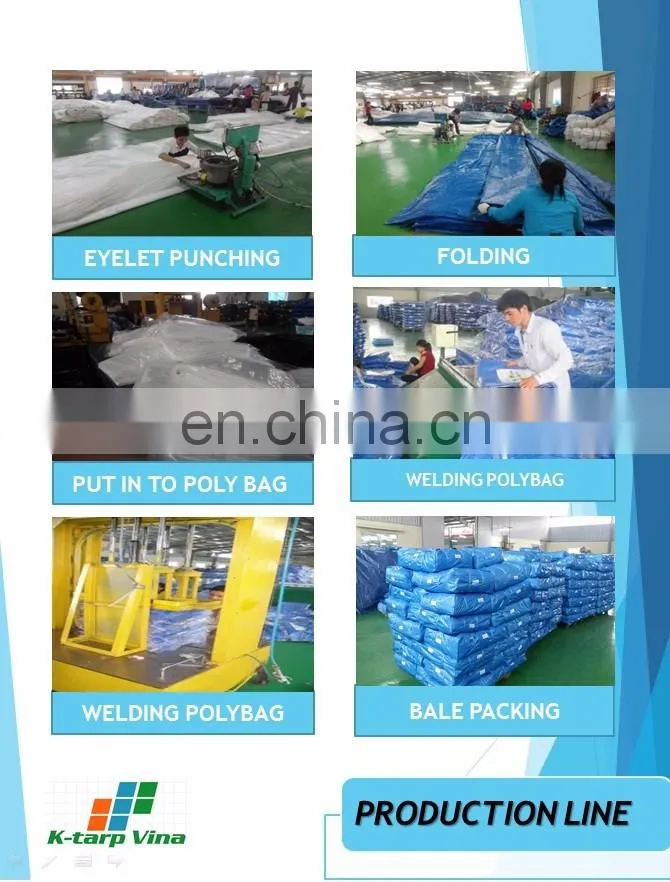 80 GSM Blue/white/Blue Pe Tarpaulin