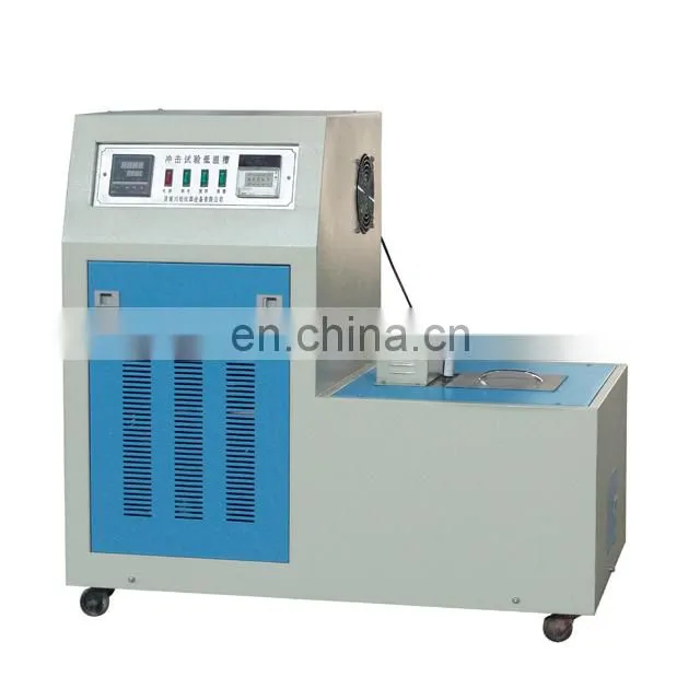 DWC impact test cryogenic cooling chamber / impact test low temperature tank