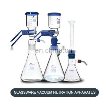 AKMLAB Laboratory Glassware Filter Flask Filter Funnel