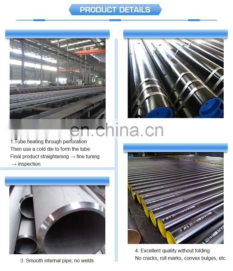 Competitive Price API 5L 16 inch 24 inch 30inch seamless steel pipe tube price per ton