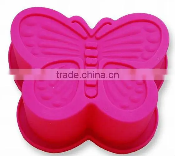 2013 cute butterfly shaped kitchen Silicone cake mould,silicone cake decorations