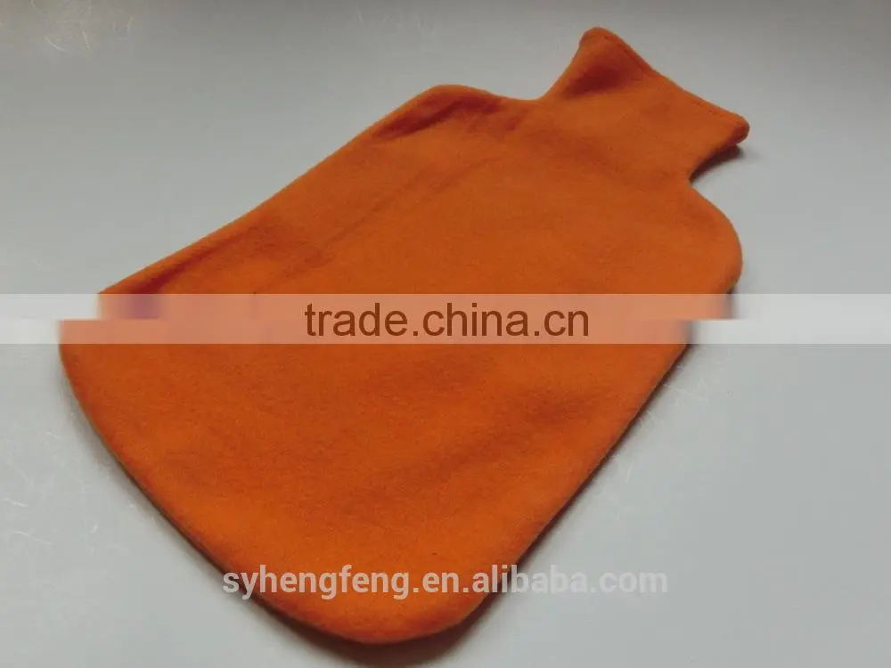 Winter Pure color polar fleece hot water bag cover