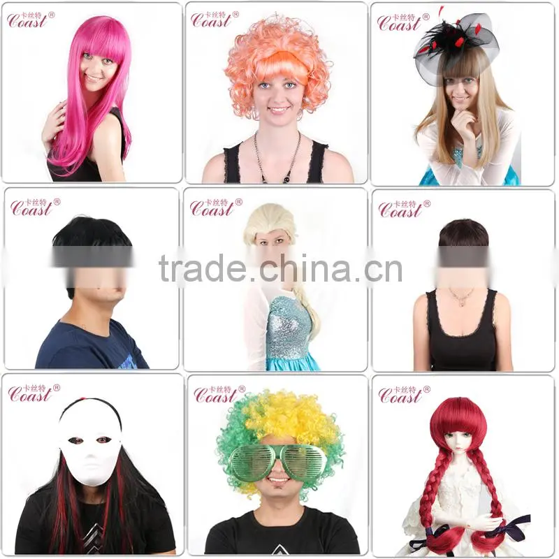 europe fashion charming 100% synthetic wig cosplay wig wholesale