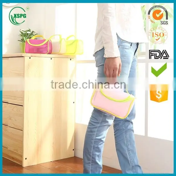 Custom design clear pvc shopping bag women handbag