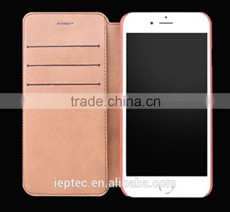 MOFi Waterproof Leather with credit card slot Mobile Phone flip cover case for iPhone 6S Plus, iPhone A1687,A1699, A1691