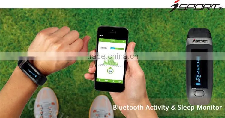 For Andriod and iOS Fitness Wristband Pedometer With Bluetooth